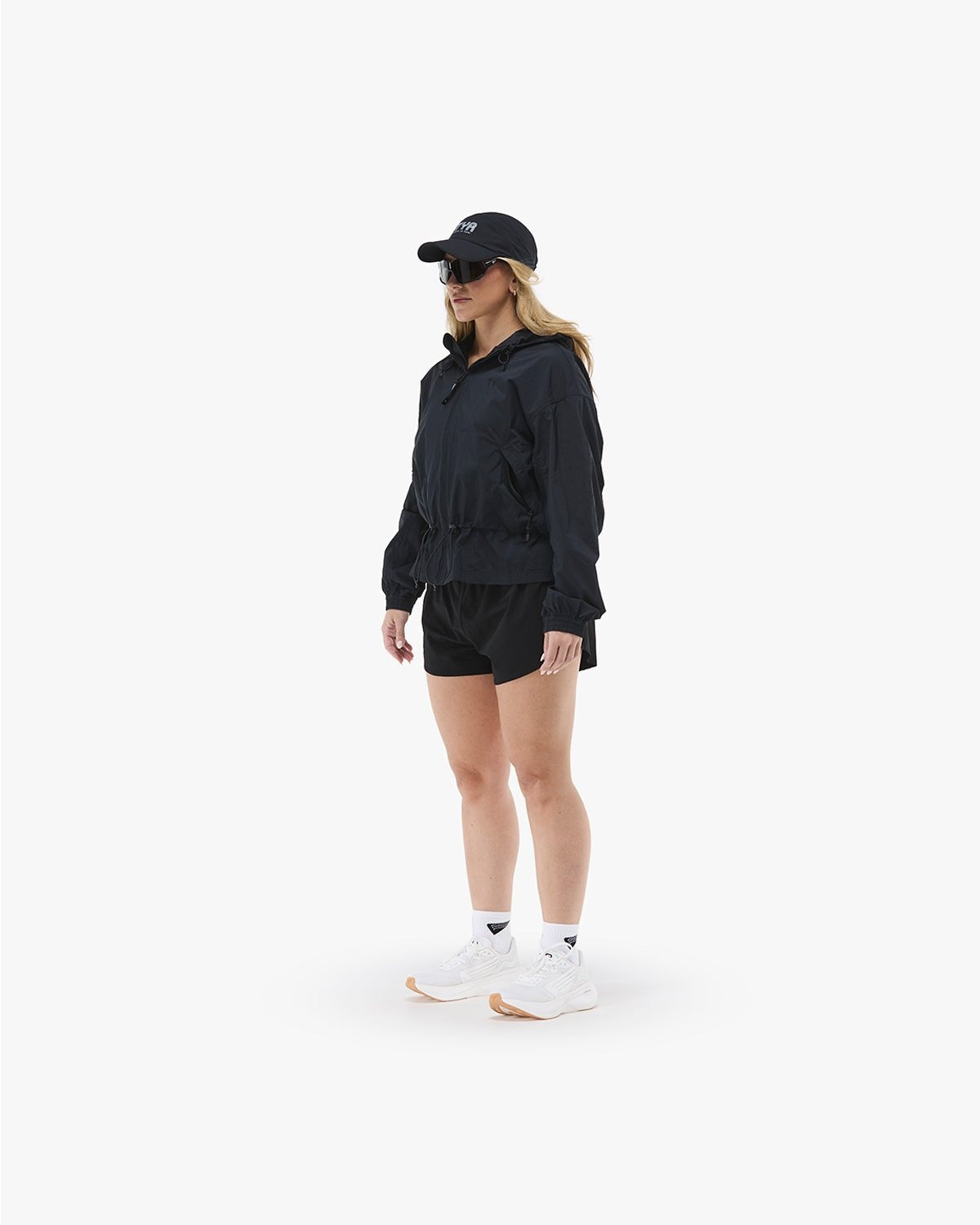 Women's Full Zip Windbreaker - Black