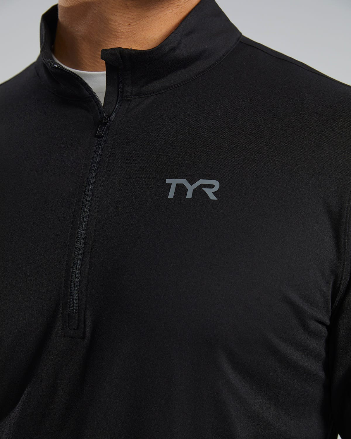 Men's SLSTM Long Sleeve1⁄4 Zip- Solid
