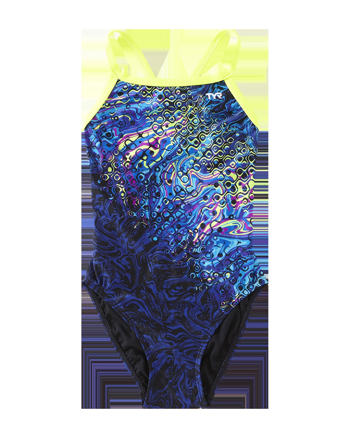 Durafast Elite® Girl's Diamondfit Swimsuit - Chroma