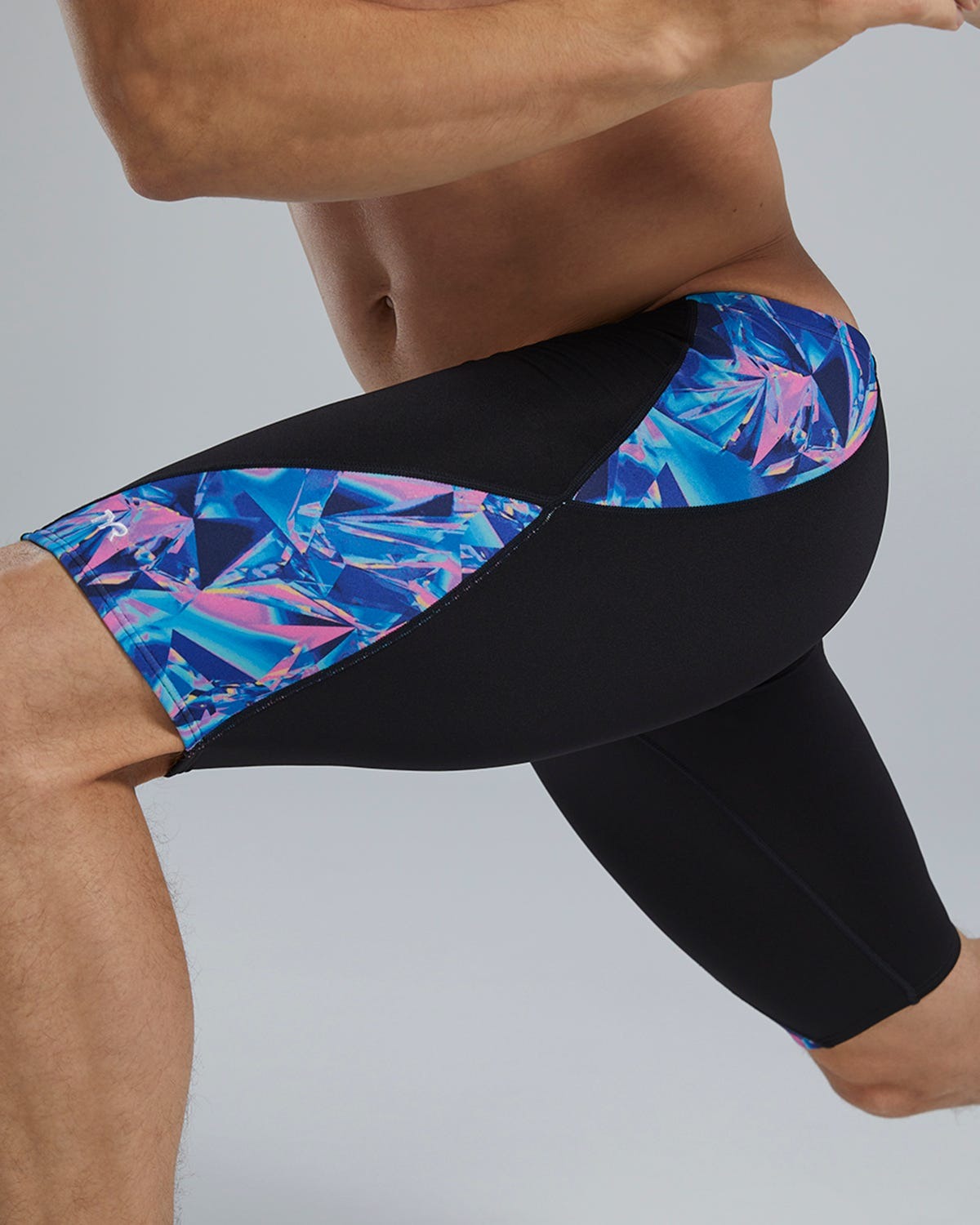 Durafast Elite® Men's Blade Splice Jammer Swimsuit - Crystalized