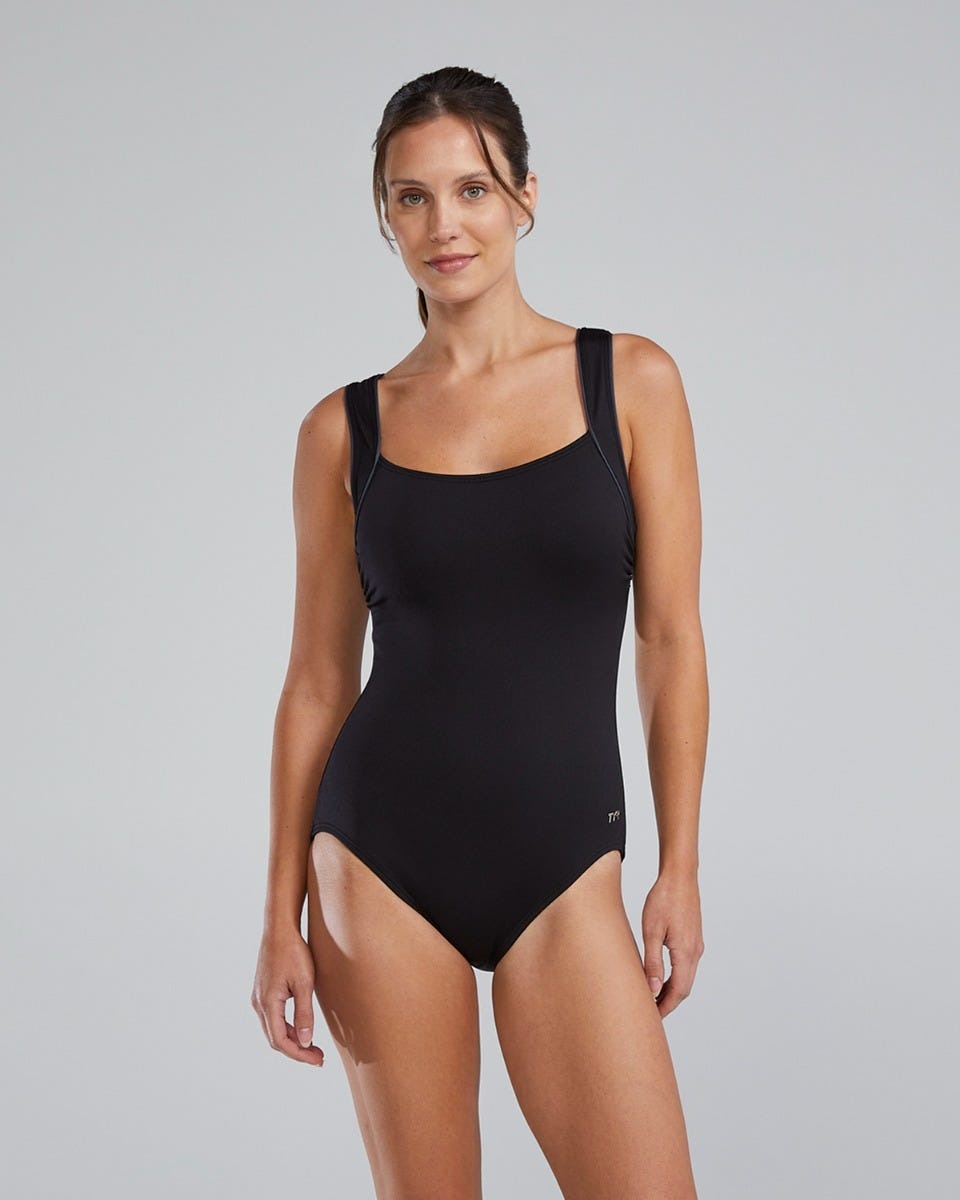 Durafast Elite® Women'sSquare Neck Controlfit Swimsuit - Solid