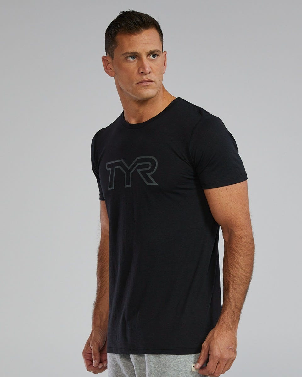 Unisex Ultrasoft Lightweight Tri Blend Tech Tee - Big Logo