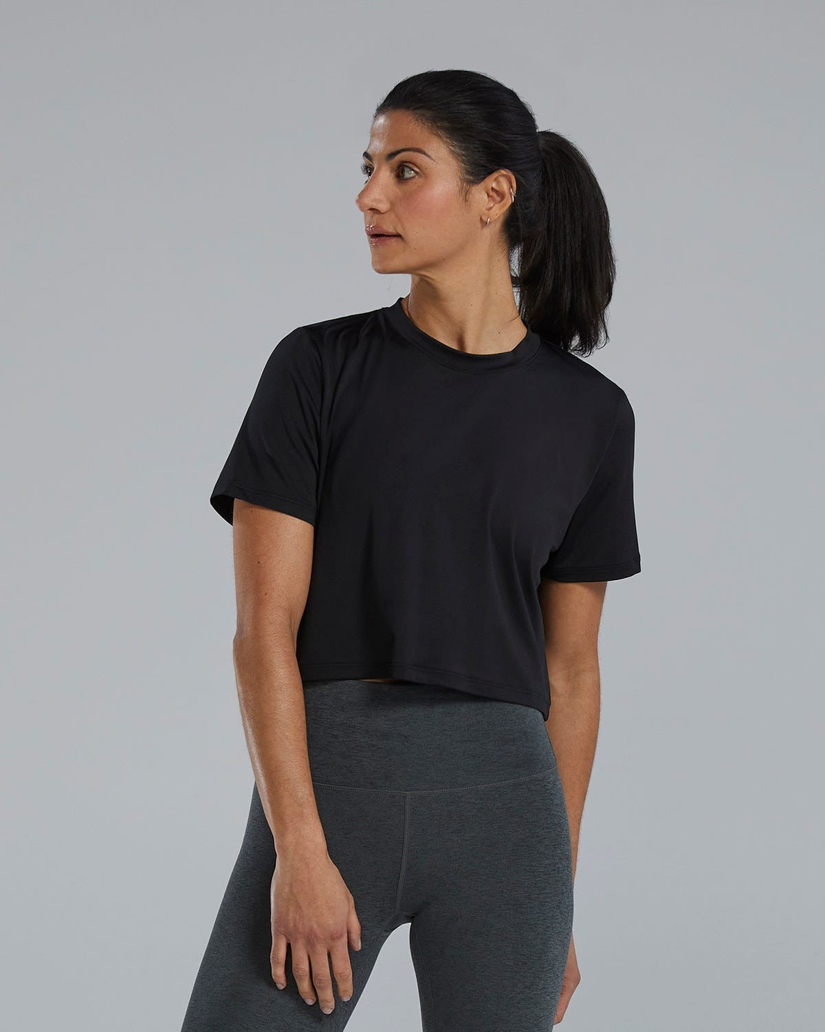 ClimaDryTM Women's Cropped Tech Tee