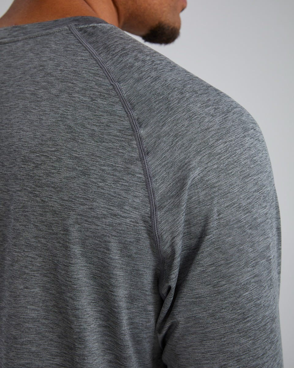 ClimaDryTM Men's Raglan Long Sleeve Tech Tee - Solid / Heather
