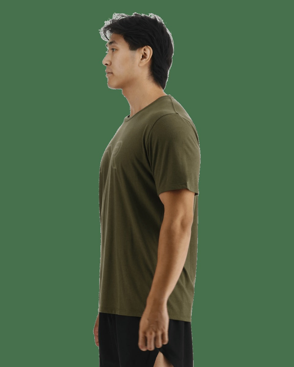 UltraSoft Men's Big Logo Tri-Blend Tech Tee