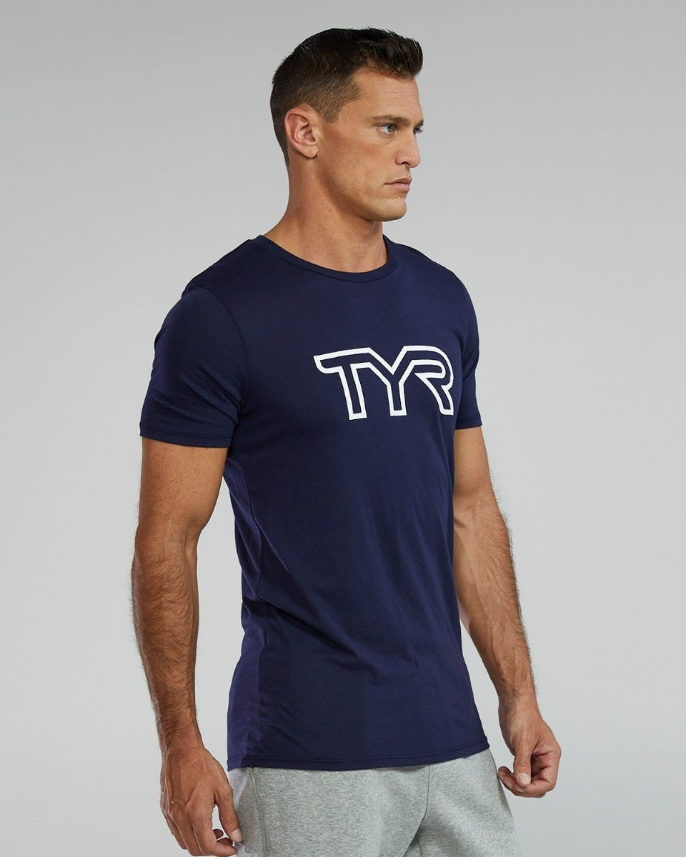 Unisex Ultrasoft Lightweight Tri Blend Tech Tee - Big Logo