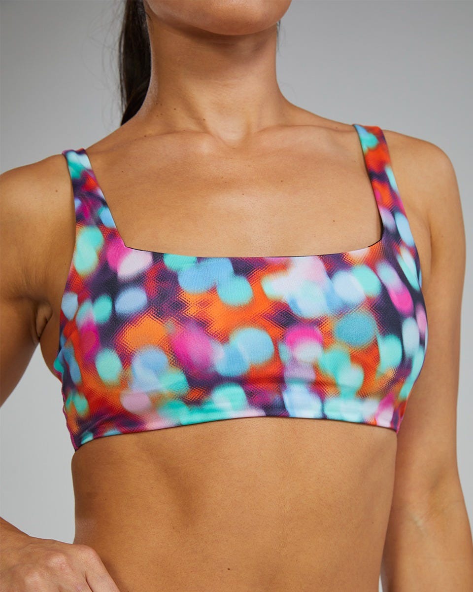 Nia Scoop Neck Top - PRISMATIC DAYSTAR