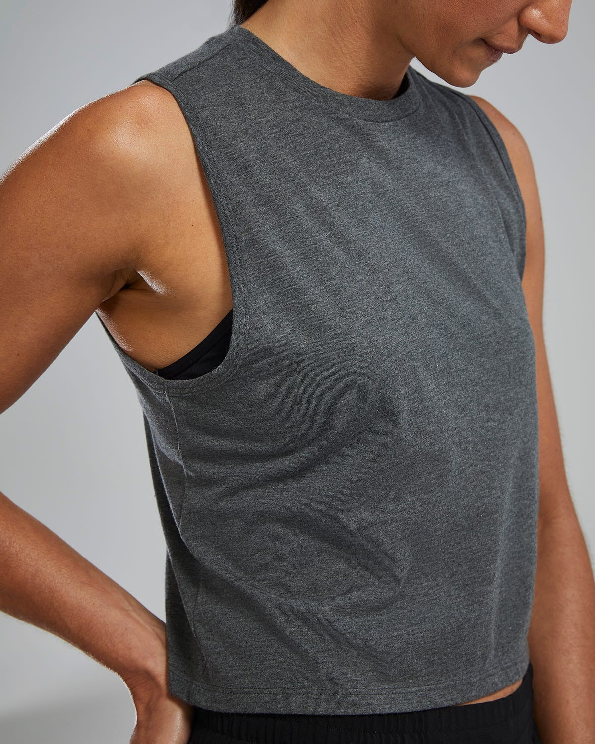 Women's Triblend Cropped Tank