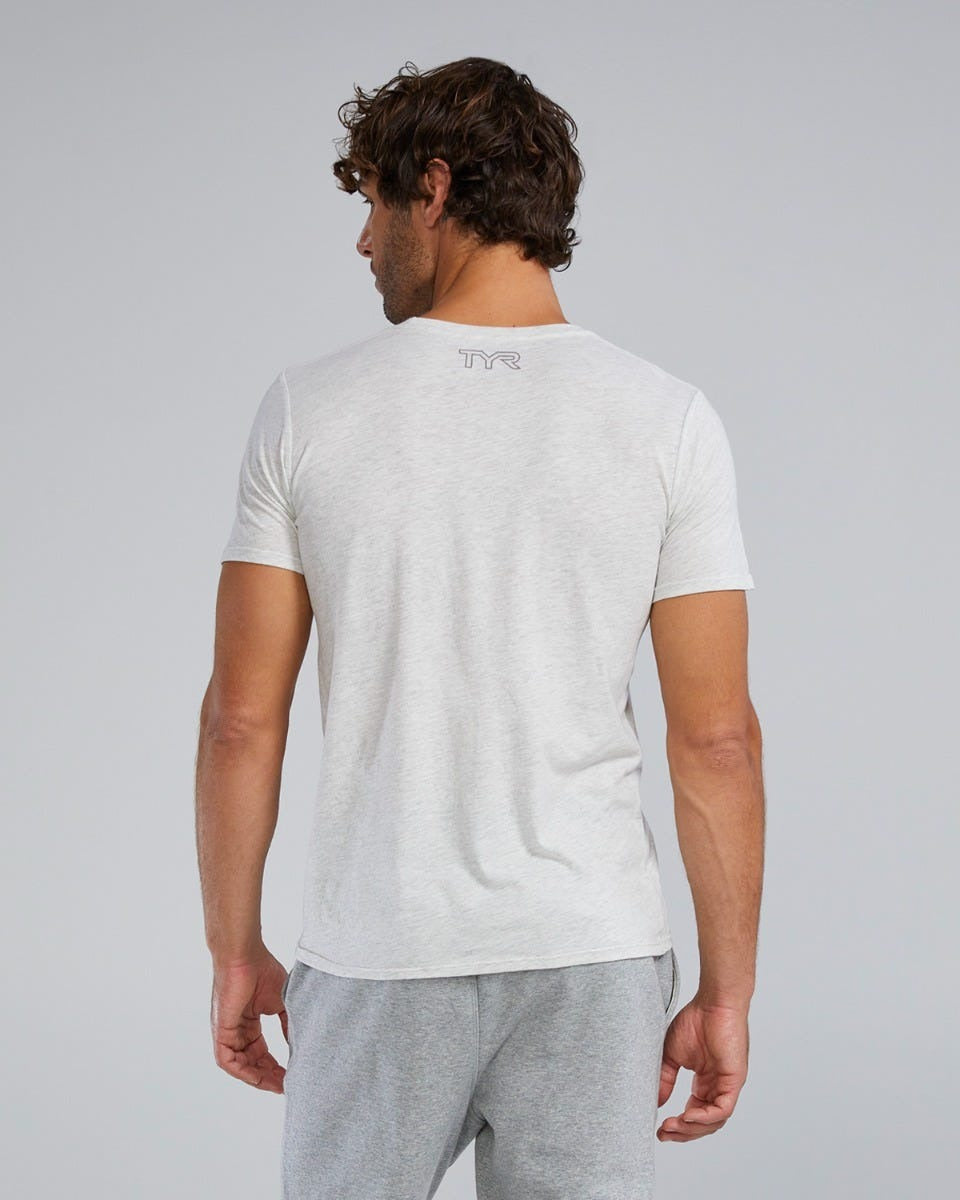 Unisex Ultrasoft Lightweight Tri Blend Tech Tee - Big Logo