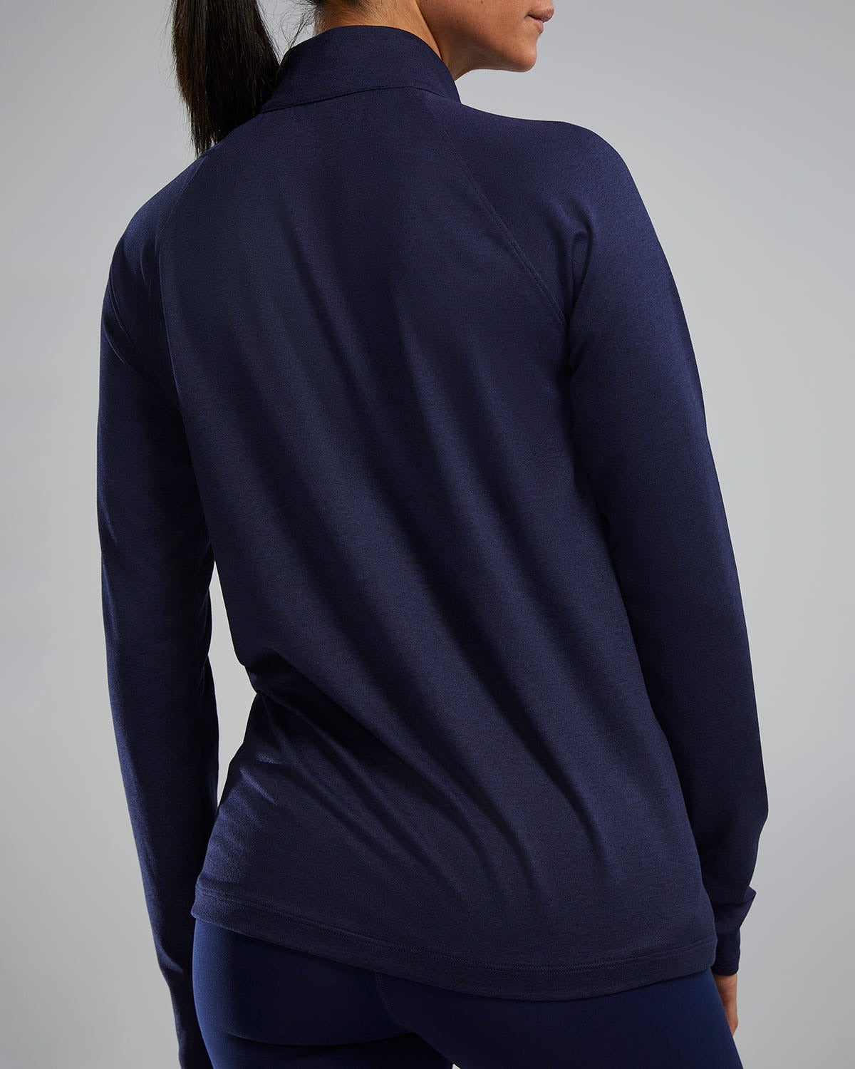 Women's SLSTM Long Sleeve1⁄4 Zip- Solid