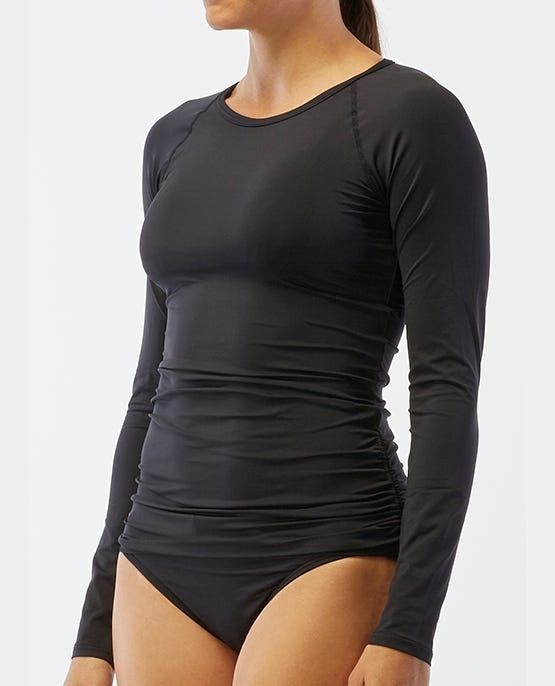 Women's Belize Long Sleeve Rashguard - Solid