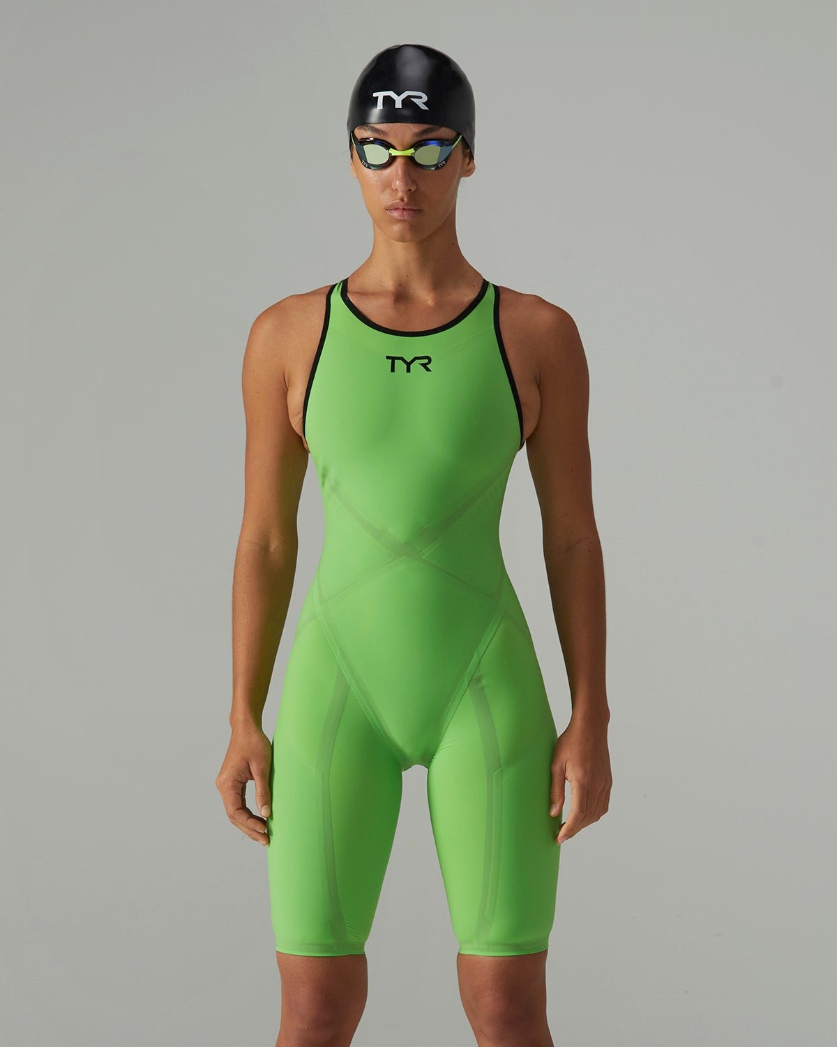 Women's Venzo Open Back Tech Suit - Solid - Non PFAS