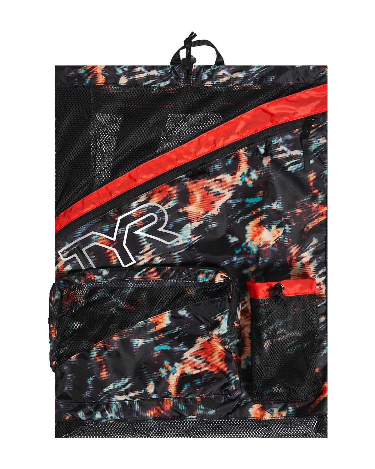 Elite Team 40L Mesh Backpack - Orange/Aqua/Black