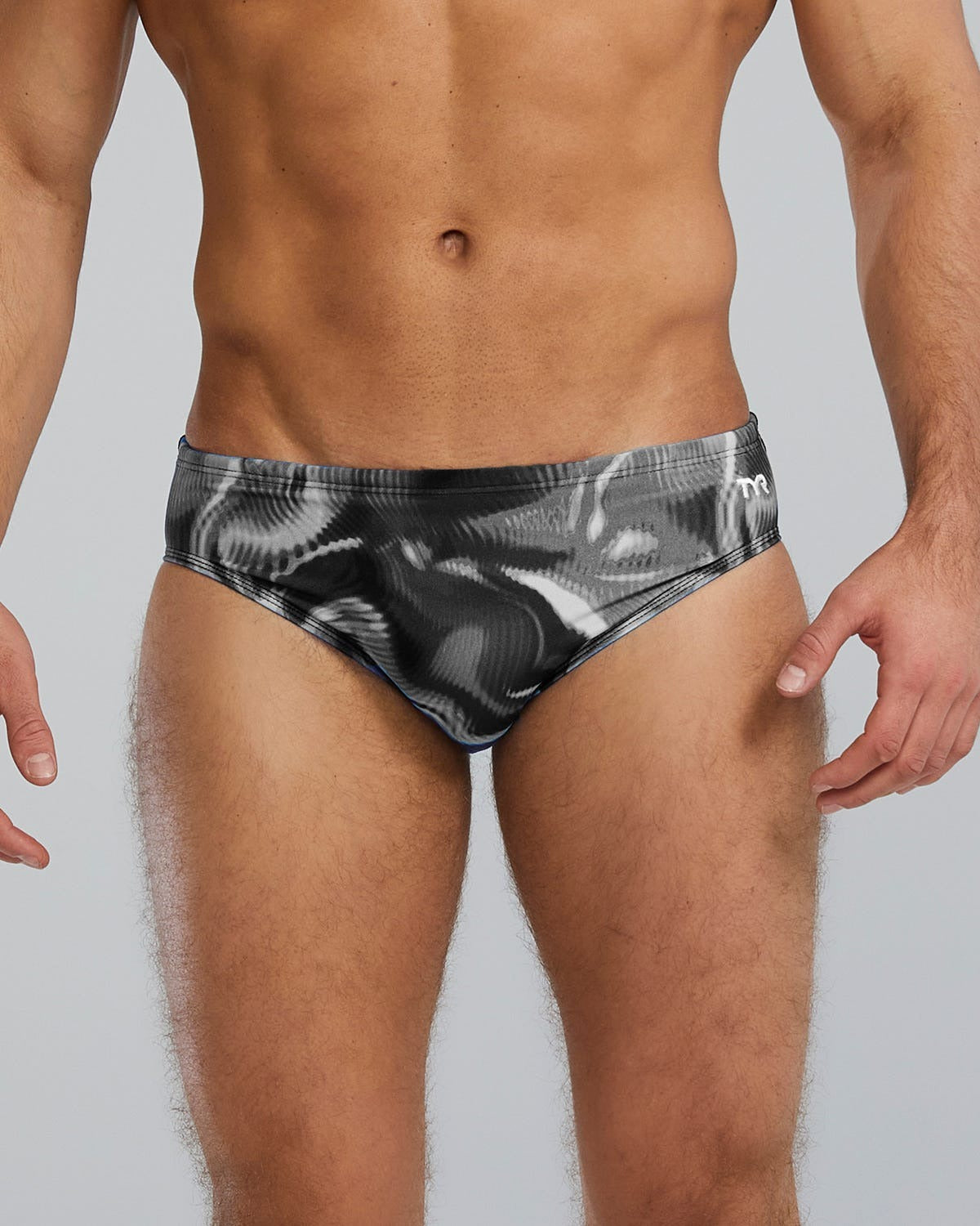 Durafast Elite® Men's Brief Swimsuit - Waveform