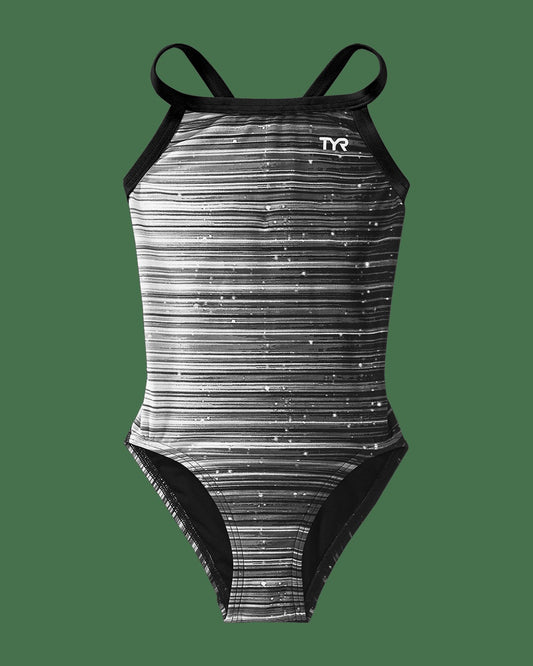 Durafast Elite® Girl's Diamondfit Swimsuit - Speedwarp