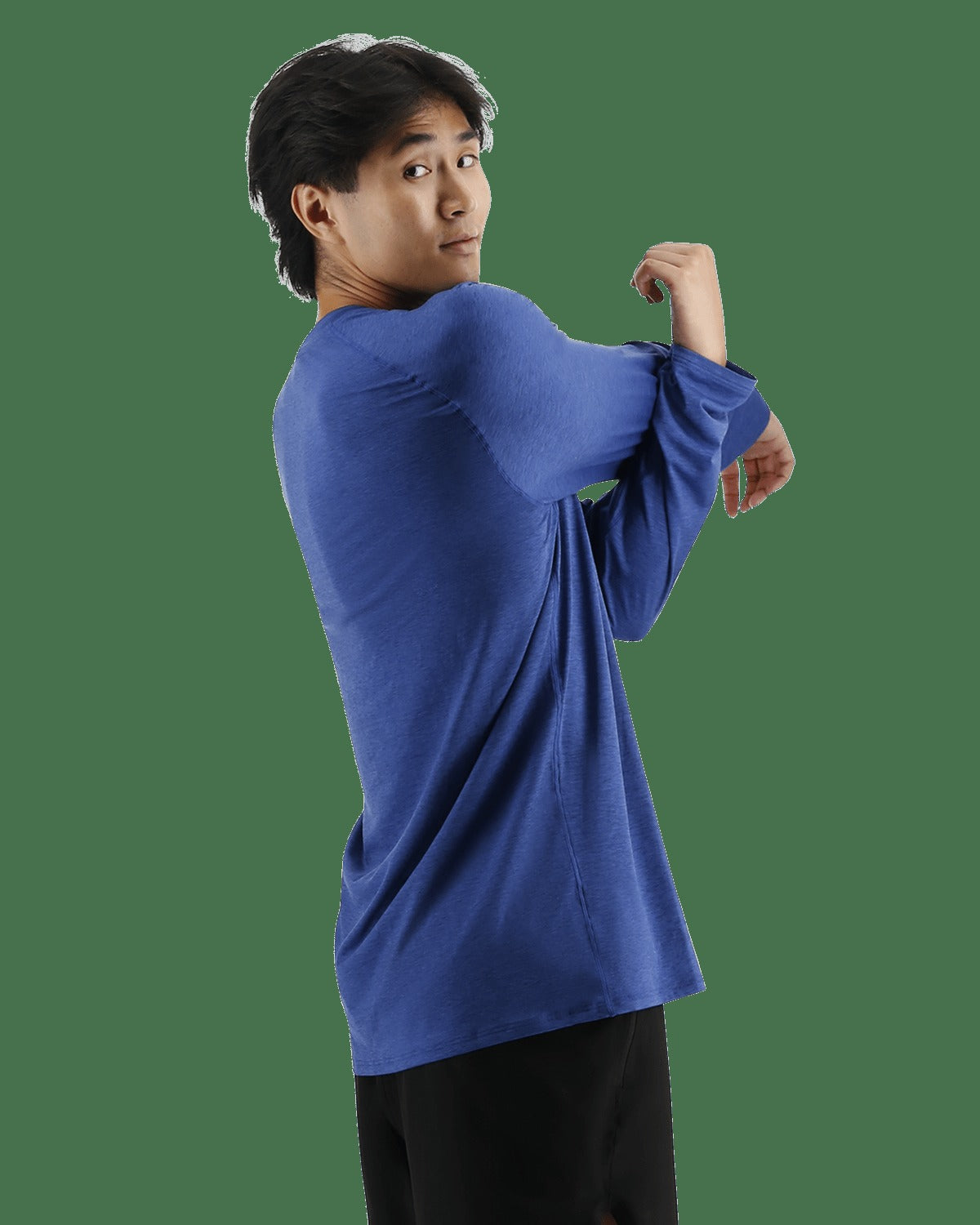 ClimaDryTM Men's Raglan Long Sleeve Tech Tee - Solid / Heather