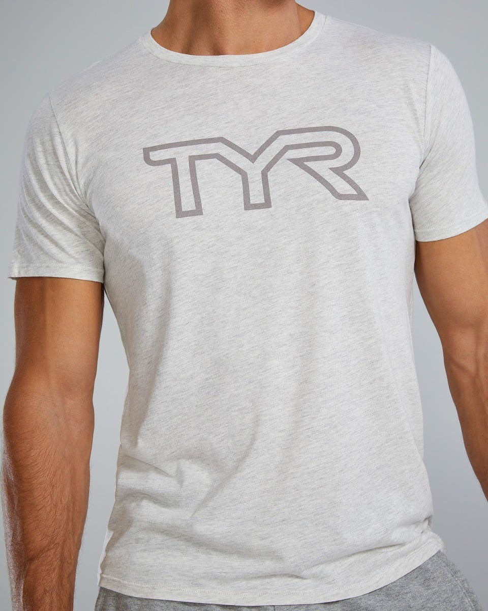 Unisex Ultrasoft Lightweight Tri Blend Tech Tee - Big Logo
