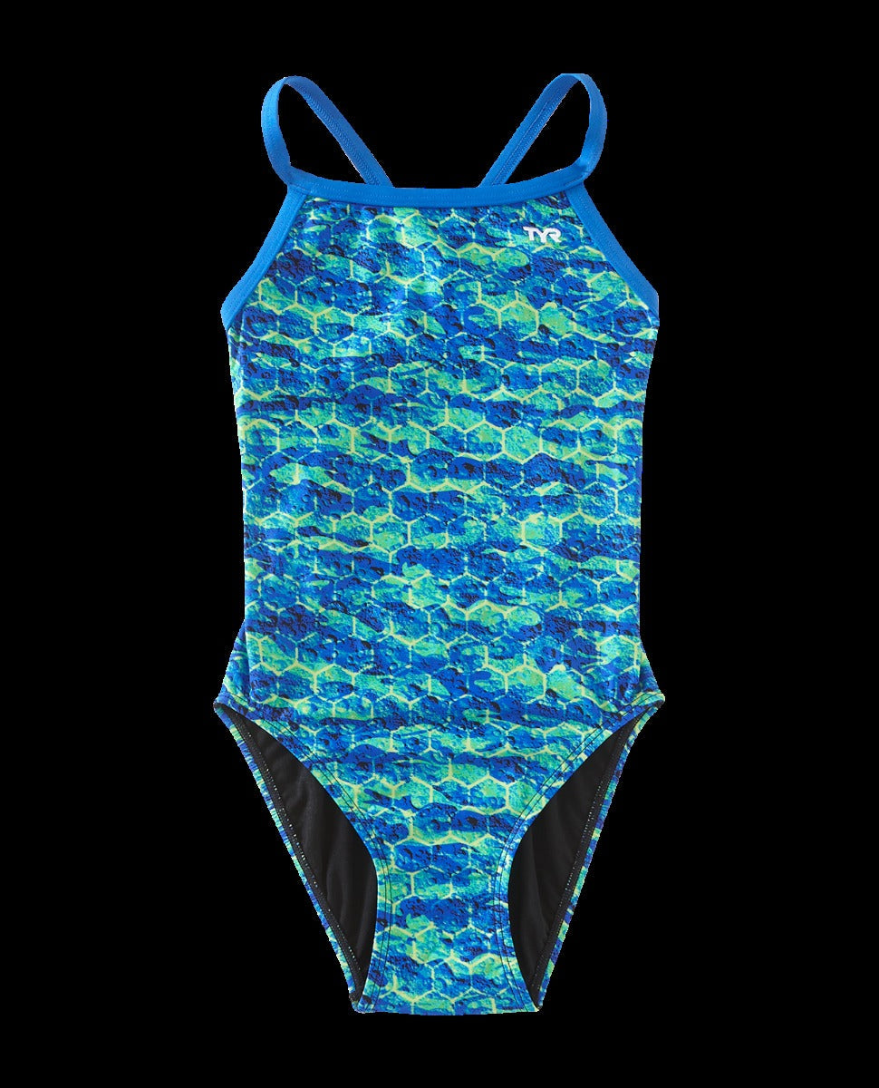 Durafast Elite® Girl's Diamondfit Swimsuit - Agran