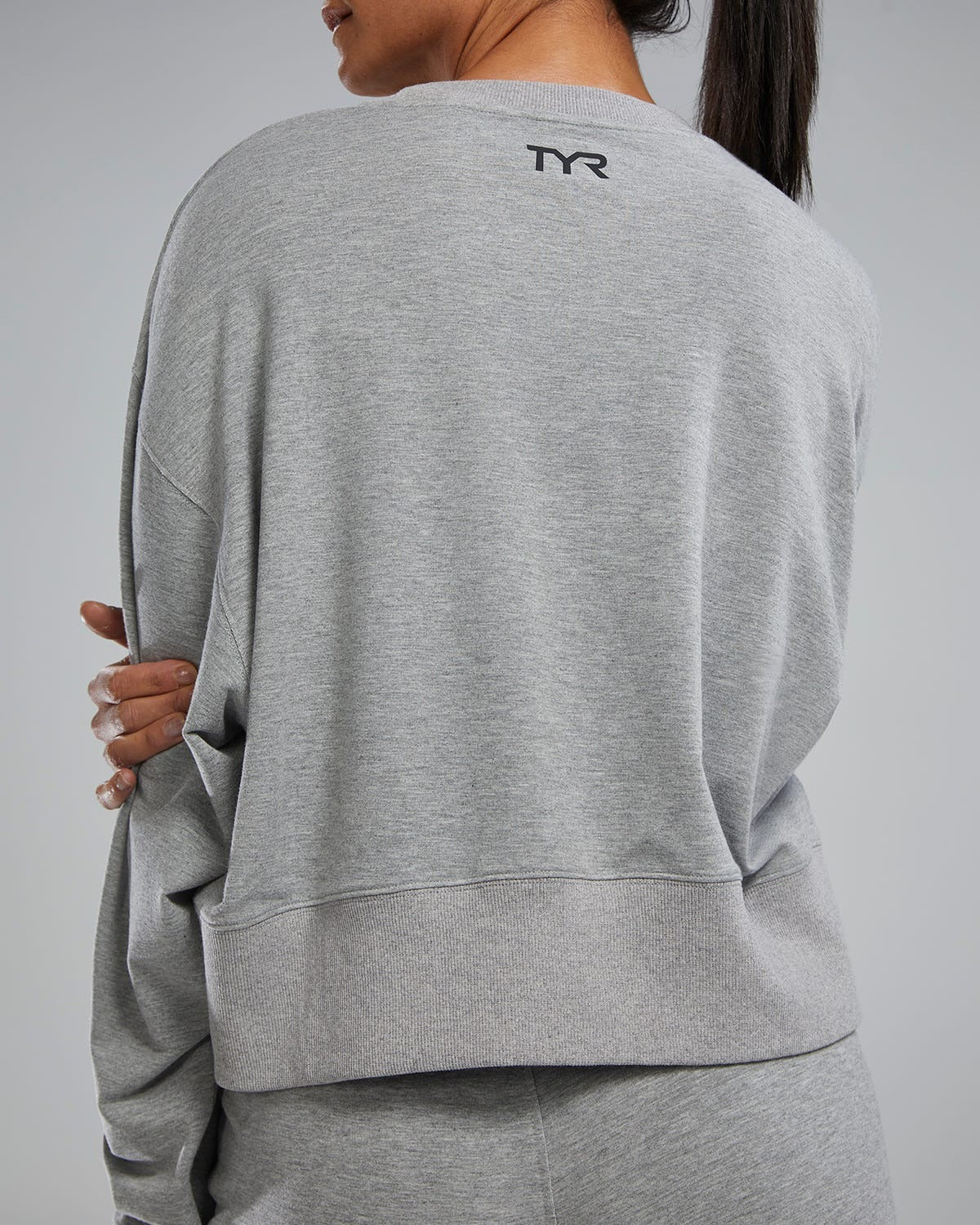 UltraSoft Women's Midweight Terry Cropped Crew
