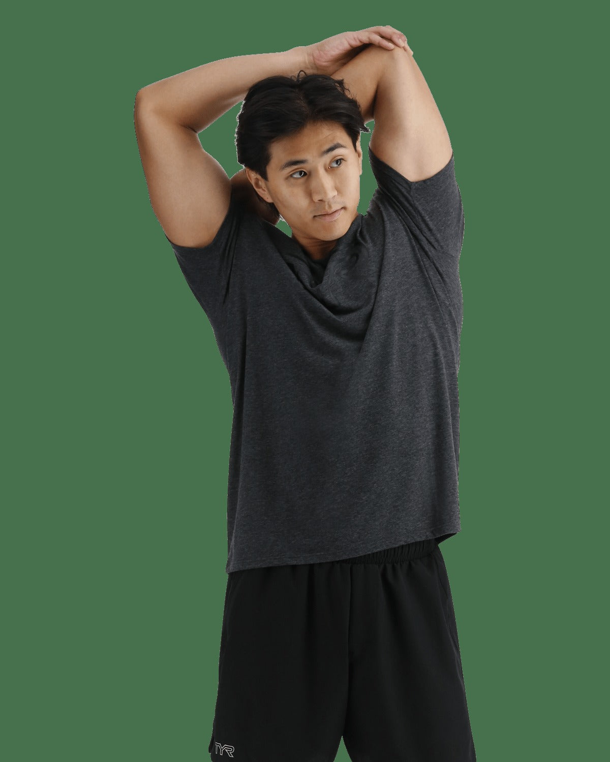 UltraSoft Men's Big Logo Tri-Blend Tech Tee