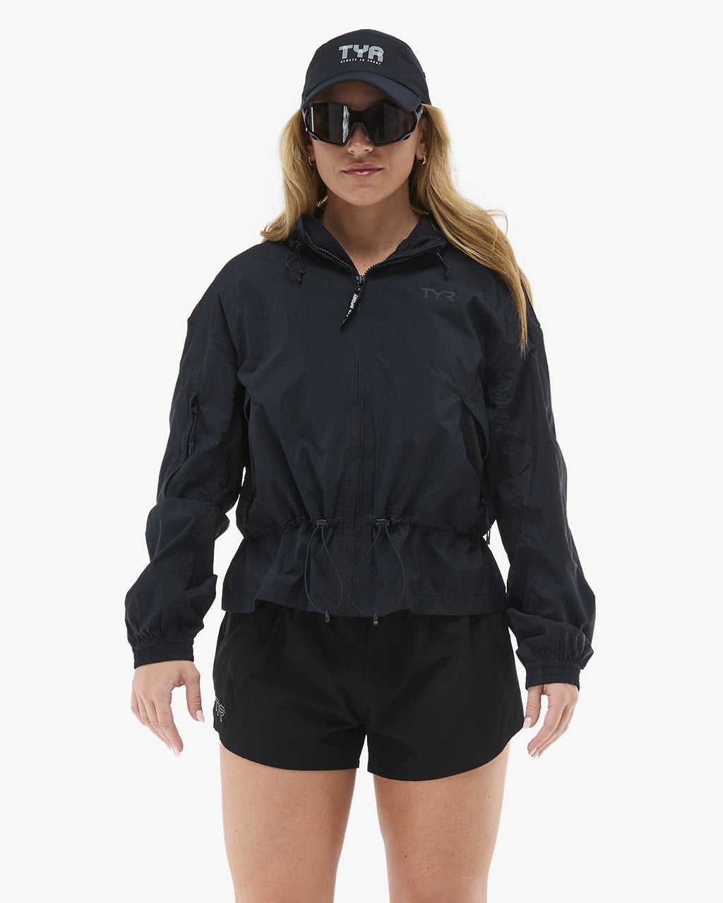 Women's Full Zip Windbreaker - Khaki