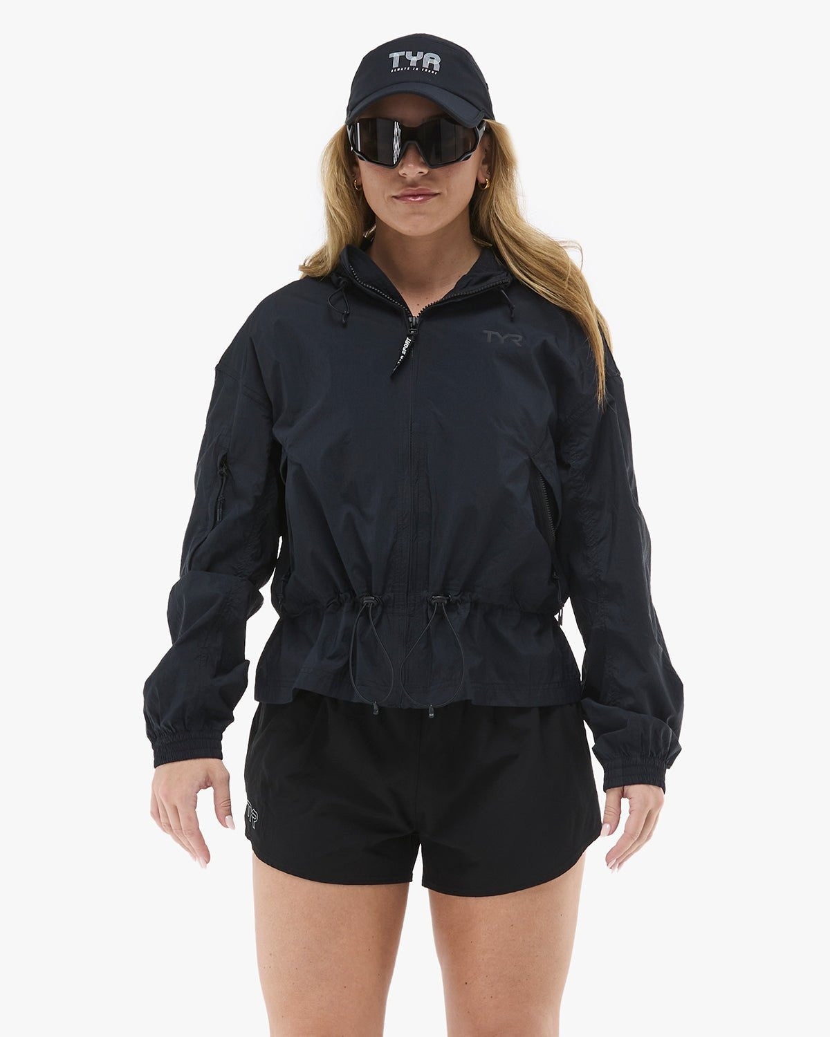 Women's Full Zip Windbreaker - Khaki