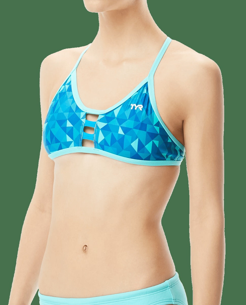 Durafast One®Women’s PacificTieback Top Swimsuit - Optic