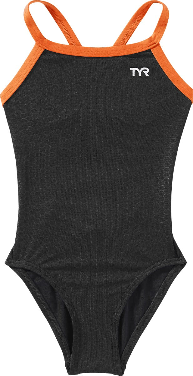 Durafast Elite® Girl's Diamondfit Swimsuit - Hexa