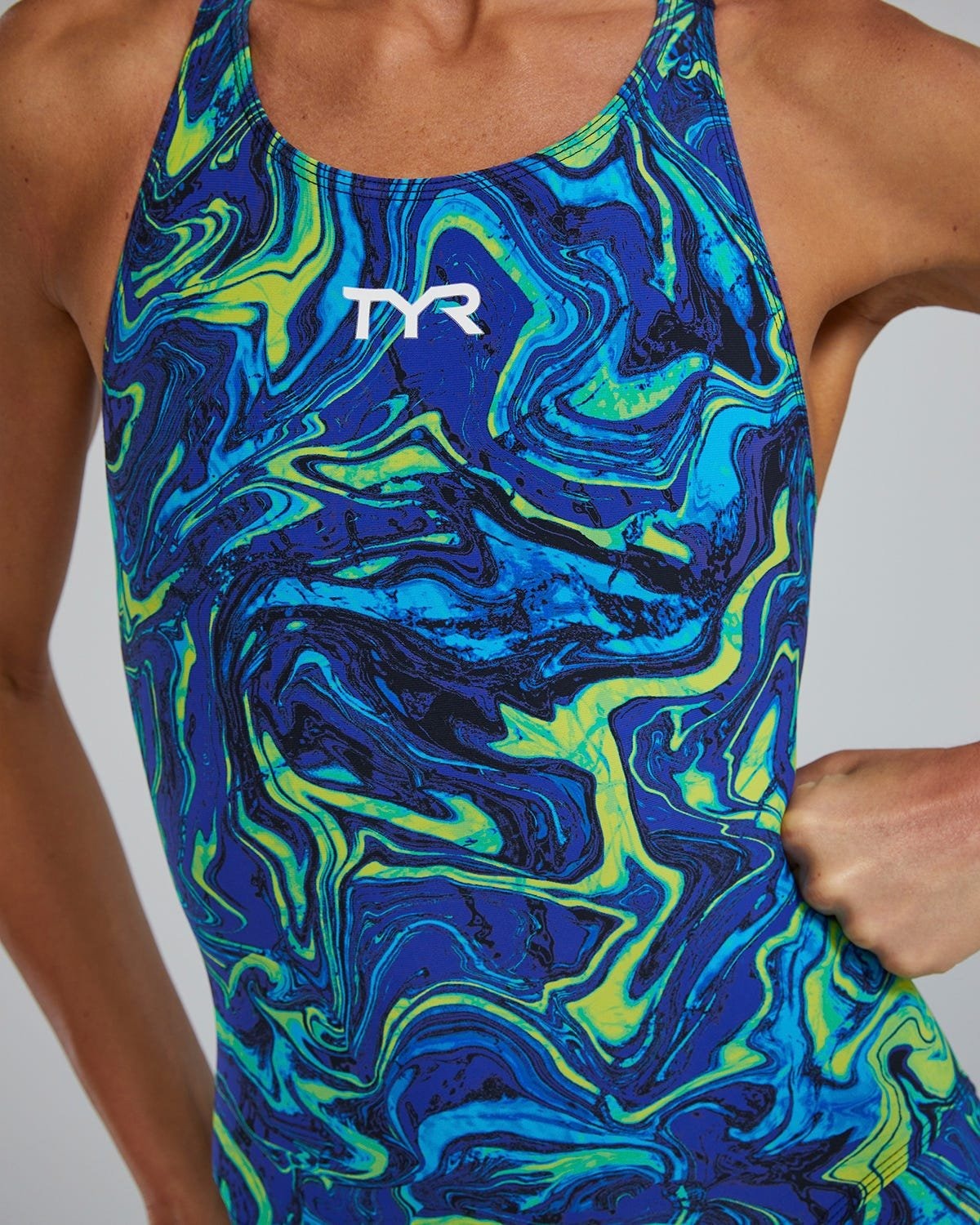 Women's Thresher Open Back Tech Suit - Hyperblitz - Titanium