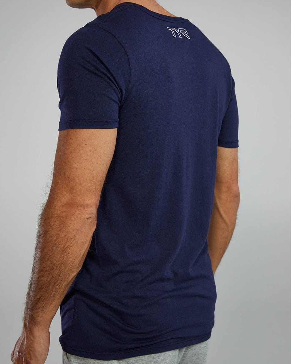 Unisex Ultrasoft Lightweight Tri Blend Tech Tee - Big Logo