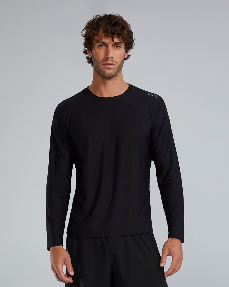 AirtecTM Men's Long Sleeve Tee - Solid