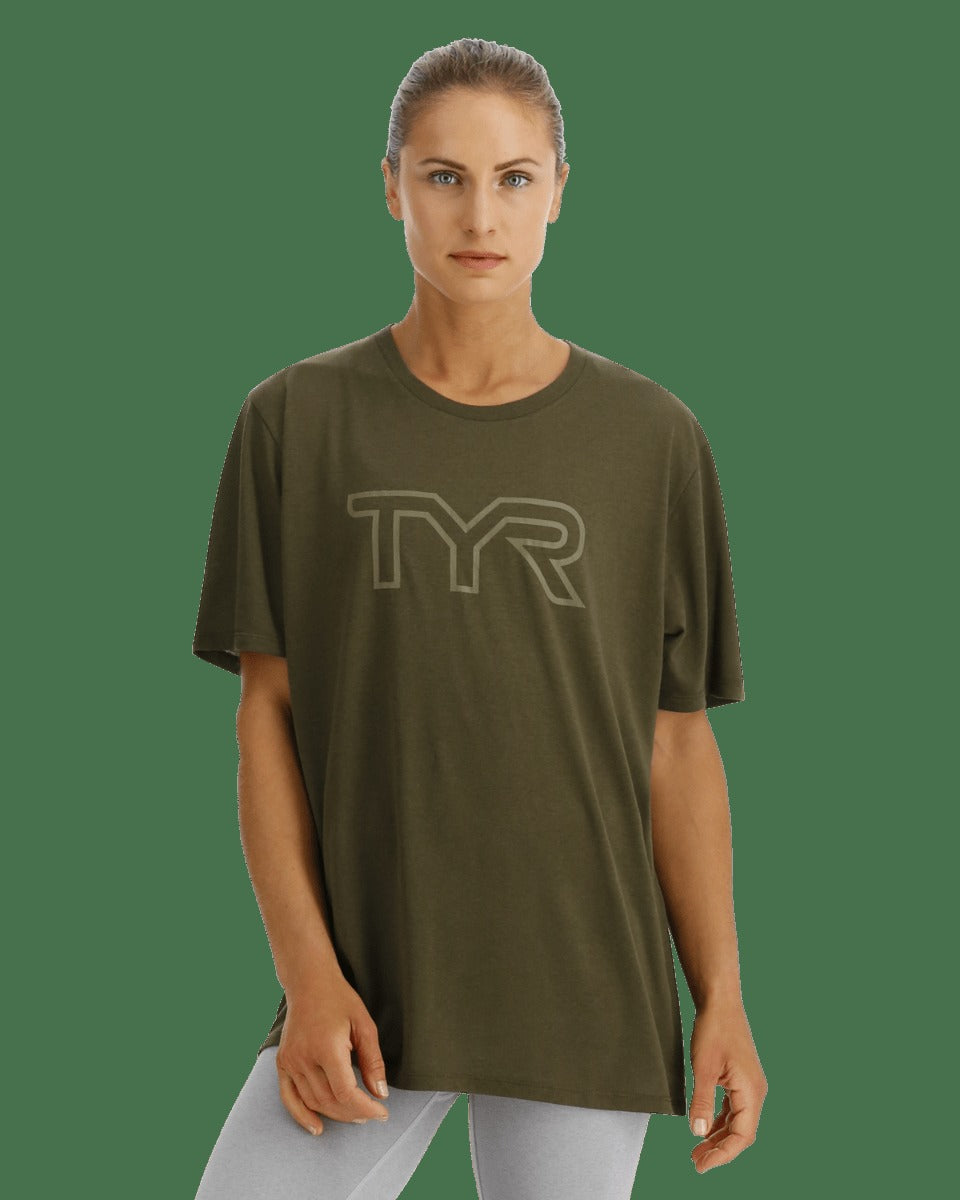 UltraSoft Women's Big Logo Tri-Blend Tech Tee