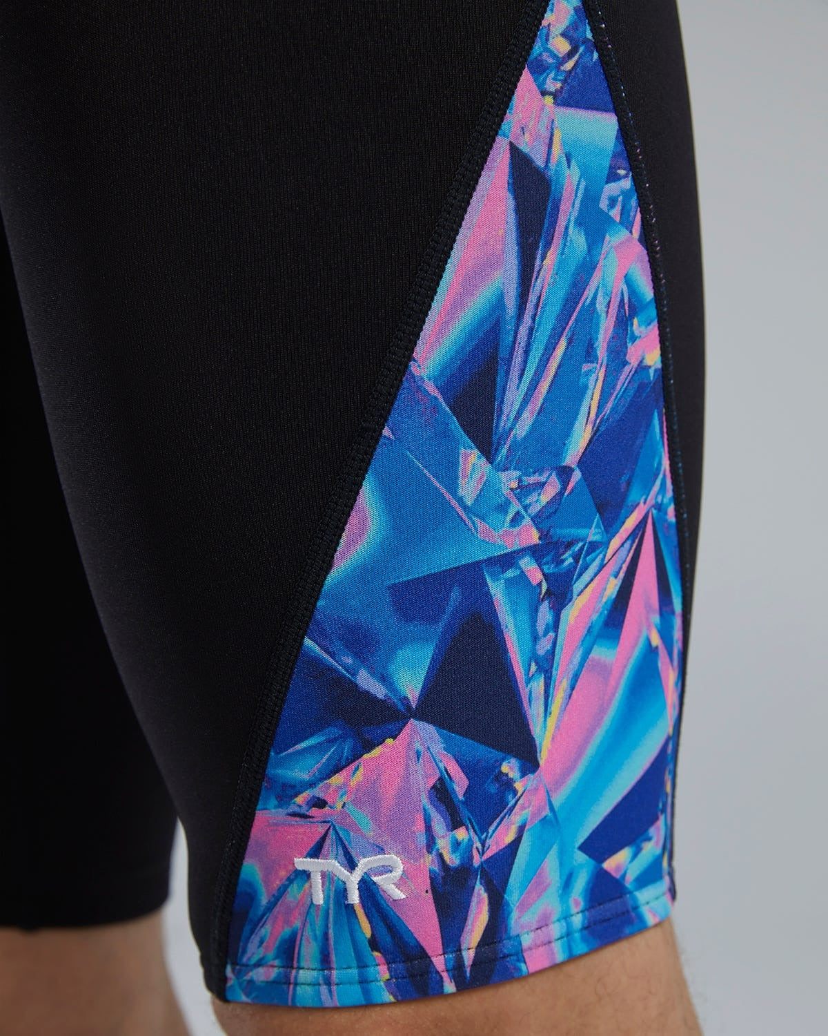 Durafast Elite® Men's Blade Splice Jammer Swimsuit - Crystalized