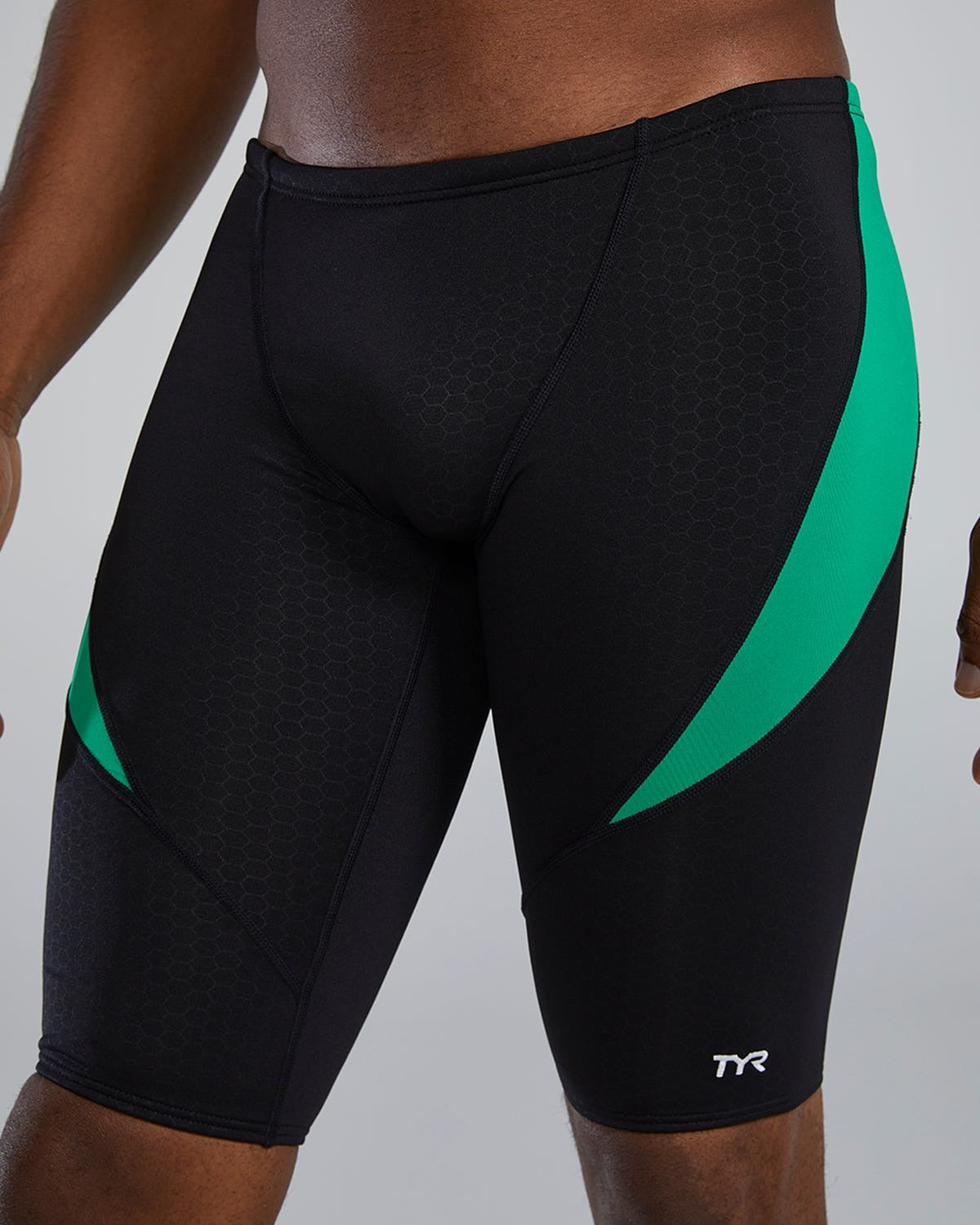 Durafast Elite® Men's Curve Splice Jammer Swimsuit - Hexa