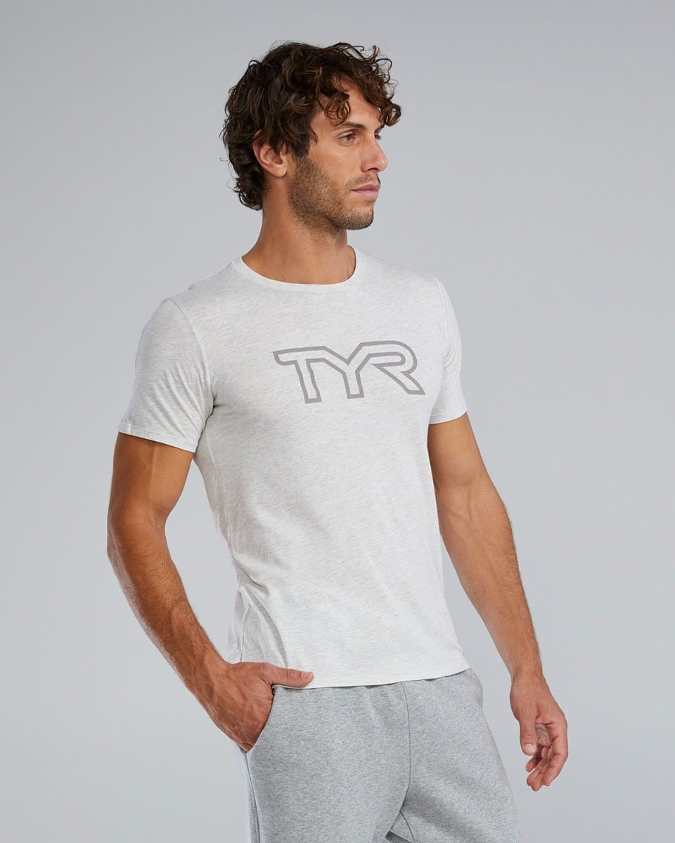 Unisex Ultrasoft Lightweight Tri Blend Tech Tee - Big Logo