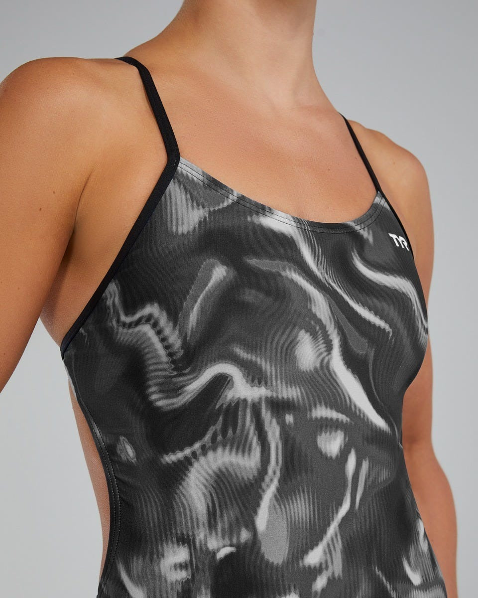 Durafast Elite® Women's Cutoutfit Swimsuit - Waveform