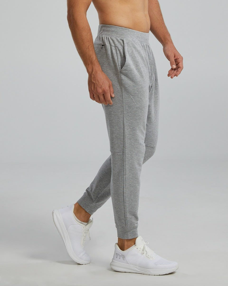 UltraSoft Men's Midweight Terry A.M. Joggers - Solid / Heather