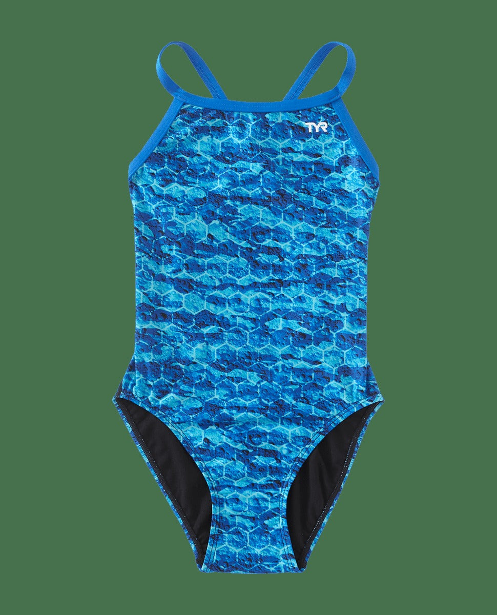 Durafast Elite® Girl's Diamondfit Swimsuit - Agran