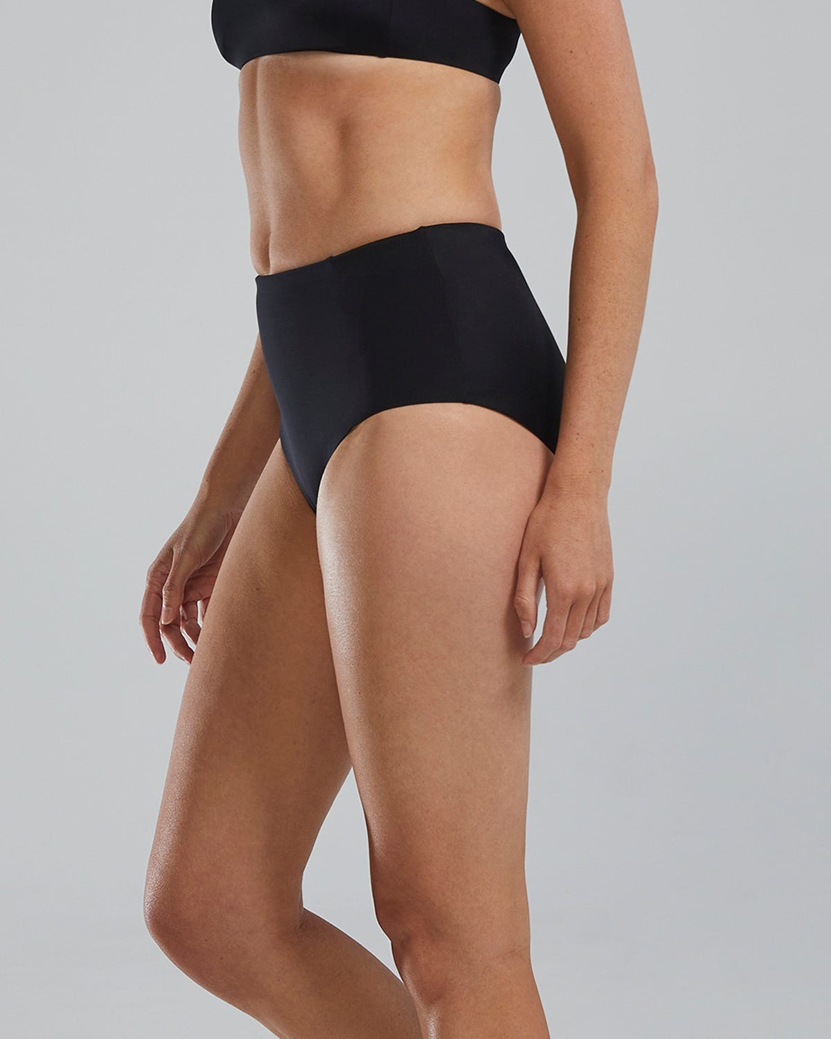 Women's Arielle High Waisted Bikini Bottom - Solid