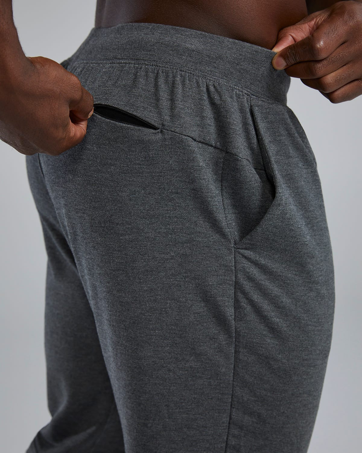 UltraSoft Men's Midweight Terry A.M. Joggers - Solid / Heather