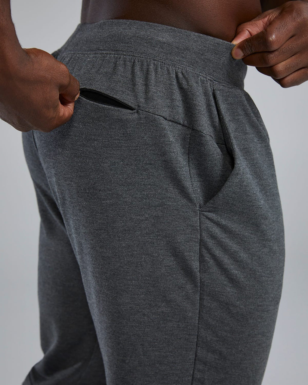 UltraSoft Men's Midweight Terry A.M. Joggers - Solid / Heather