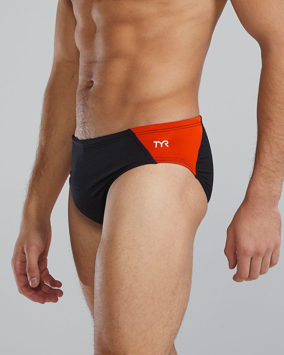 Durafast Elite® Men's Blade Splice Brief Swimsuit - Hexa