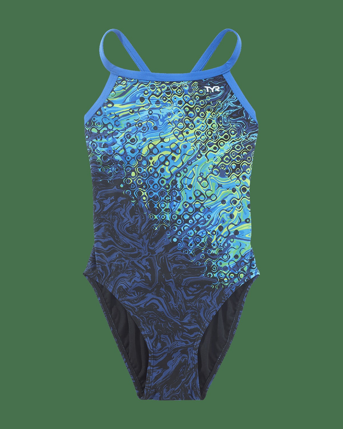 Durafast Elite® Girl's Diamondfit Swimsuit - Chroma