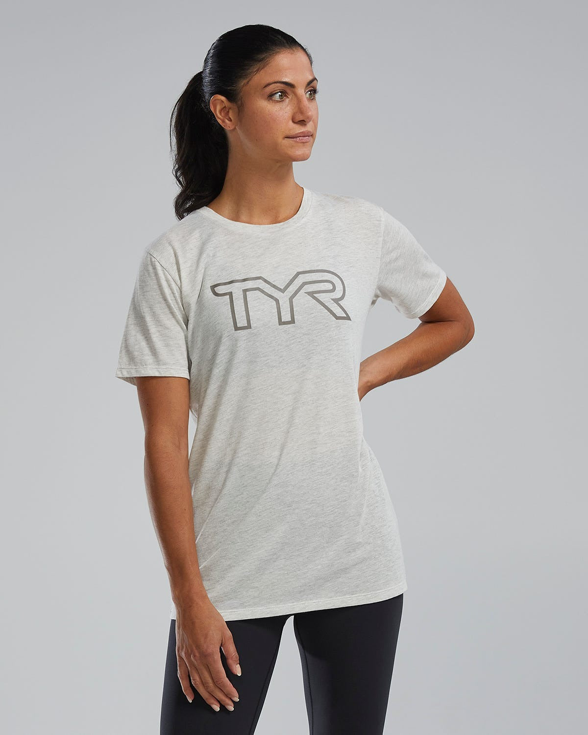 Unisex Ultrasoft Lightweight Tri Blend Tech Tee - Big Logo