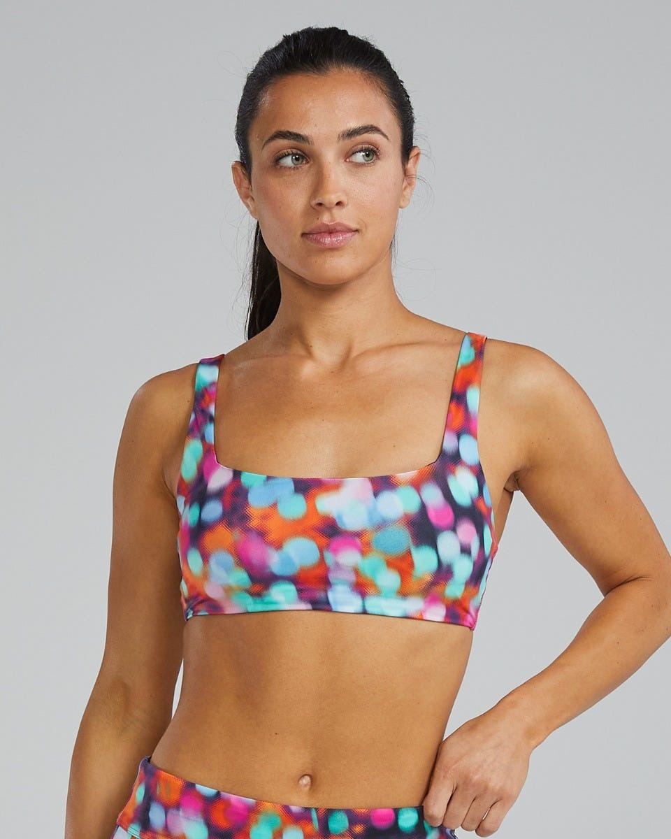 Nia Scoop Neck Top - PRISMATIC DAYSTAR