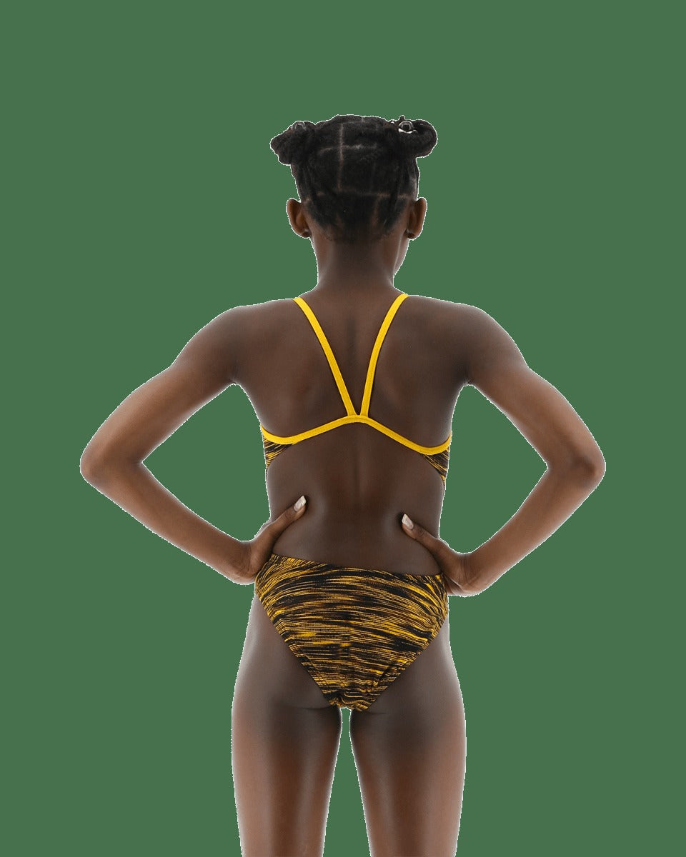Durafast Elite® Girl's Cutoutfit Swimsuit - Fizzy