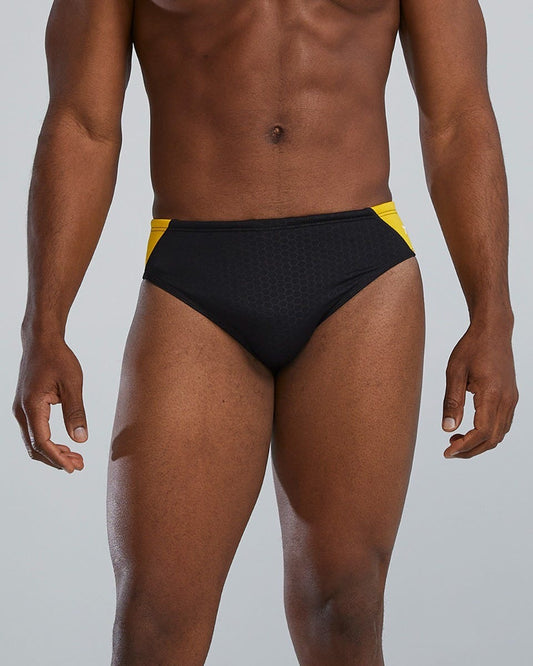 Durafast Elite® Men's Blade Splice Brief Swimsuit - Hexa