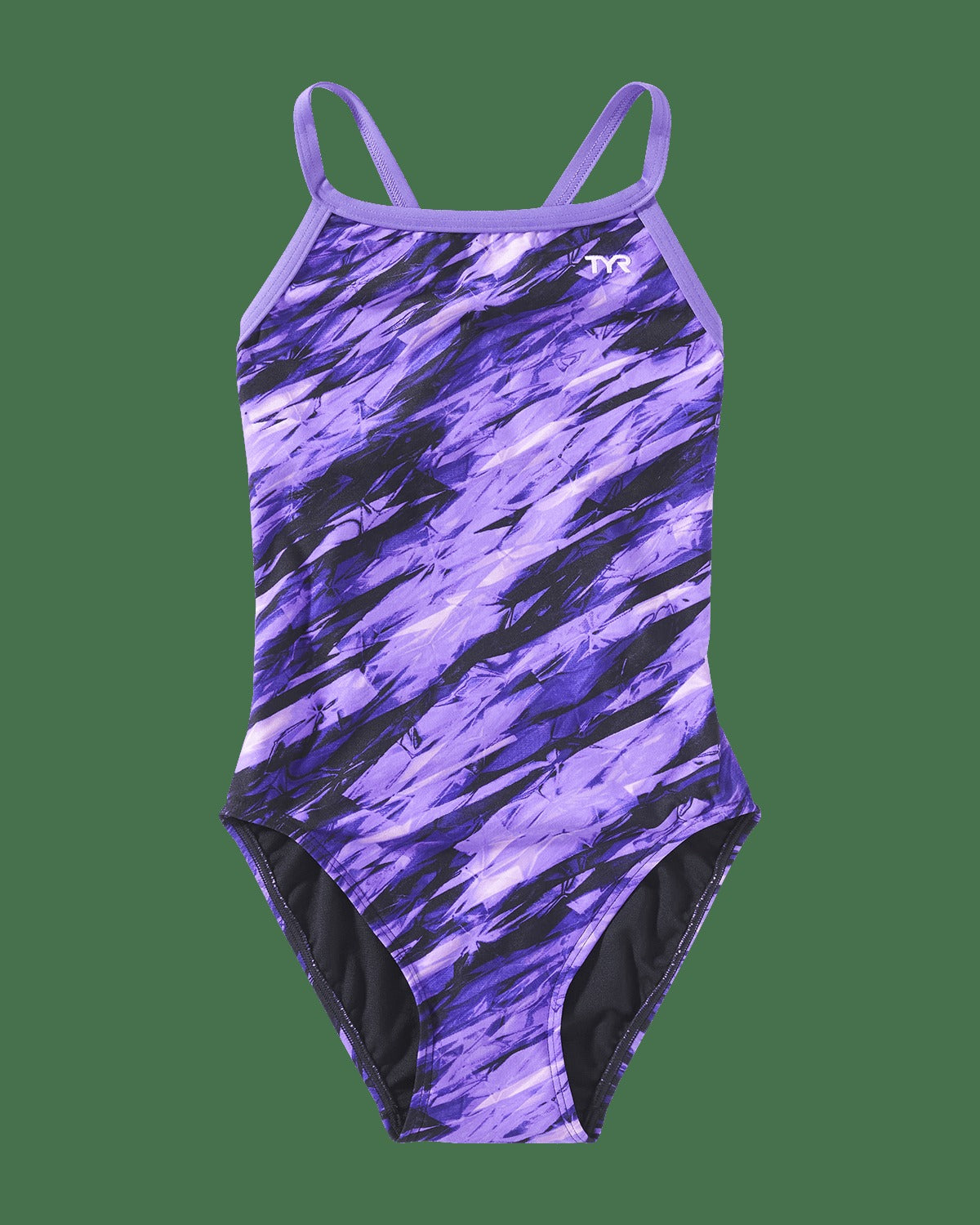Durafast Elite® Girl's Diamondfit Swimsuit - Vitric