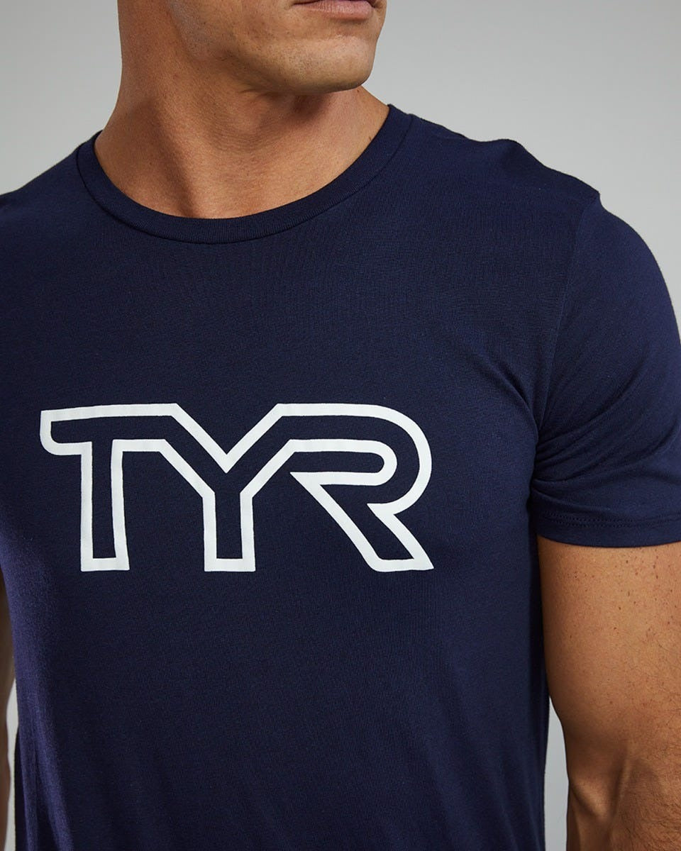 Unisex Ultrasoft Lightweight Tri Blend Tech Tee - Big Logo