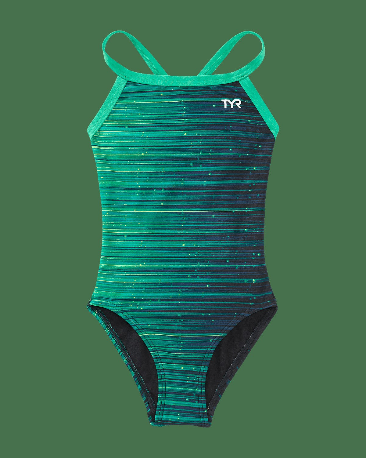 Durafast Elite® Girl's Diamondfit Swimsuit - Speedwarp